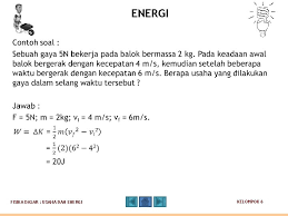 Subjek fisika, dibedakan dari kimia dan biologi. Usaha Dan Energi Fisika Dasar Usaha Dan Energi