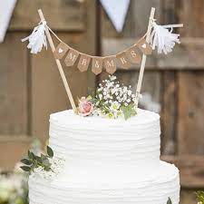 Wooden Mr And Mrs Wedding Cake Bunting Decoration Wedding Cake Bunting Topper Wedding Cake Bunting Wedding Cake Table