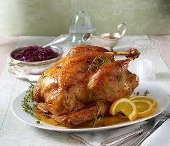 Orangen Krauter Pute Zu Vanille Rotkohl Und Salzkartoffeln Rezept Lecker