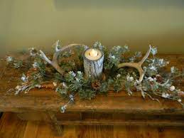 Pin By Northern Reexposure On Our Creations Antler Christmas Antlers Decor Christmas Floral
