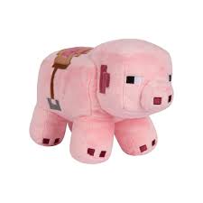 Jinx Inc Minecraft Adventure Series 6 5 Inch Collectible Plush Toy Saddled Pig In 2021 Pig Plush Minecraft Toys Collectable Plush