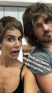 Especially, his hairstyles are known and liked all there are many images of many haircuts on our photo gallery including the new haircut of ian joseph somerhalder. Dr Luther Swann On Twitter Ian Somerhalder And Nikki Reed Were On Vwars Set With Their New Hair Styles Somerhalders Somereed Drlutherswann Https T Co 0gylavndq8