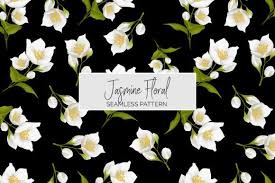 Jasmine Floral Seamless Pattern Graphic By Elsabenaa Creative Fabrica In 2020 Seamless Patterns Pattern Seamless