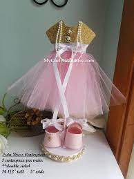 Tutu Dress Centerpiece Tutu Dress Girl Centerpiece Tutu Etsy Baby Shower Tutu Baby Showers De Bailarina Centros De Mesa Tutu