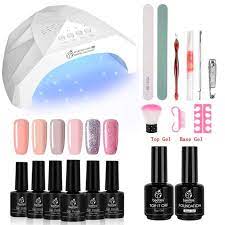 The Best Nail Polish Kits For A Flawless Gel Manicure At Home Gel Nail Kit Gel Nail Polish Set Nail Polish Kits