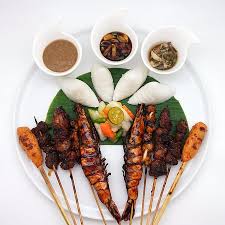 Also known as indonesian lamb satay. Satay Platter Consist Of Chicken Satay Beef Satay Lamb Satay Prawn And Satay Lilit Picture Of Equatore Rooftop Cafe Palembang Tripadvisor