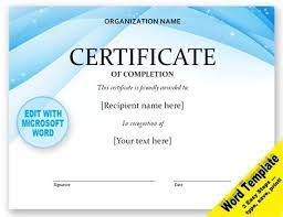 Certificate Editable Word Template Printable Instant Download You Edit Word Template Certificate Of Achievement Template Certificate Templates Word Template