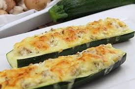 Gefullte Zucchini Aus Dem Ofen Von Koch Kinode Chefkoch Gefullte Zucchini Zucchini Rezepte Rezepte