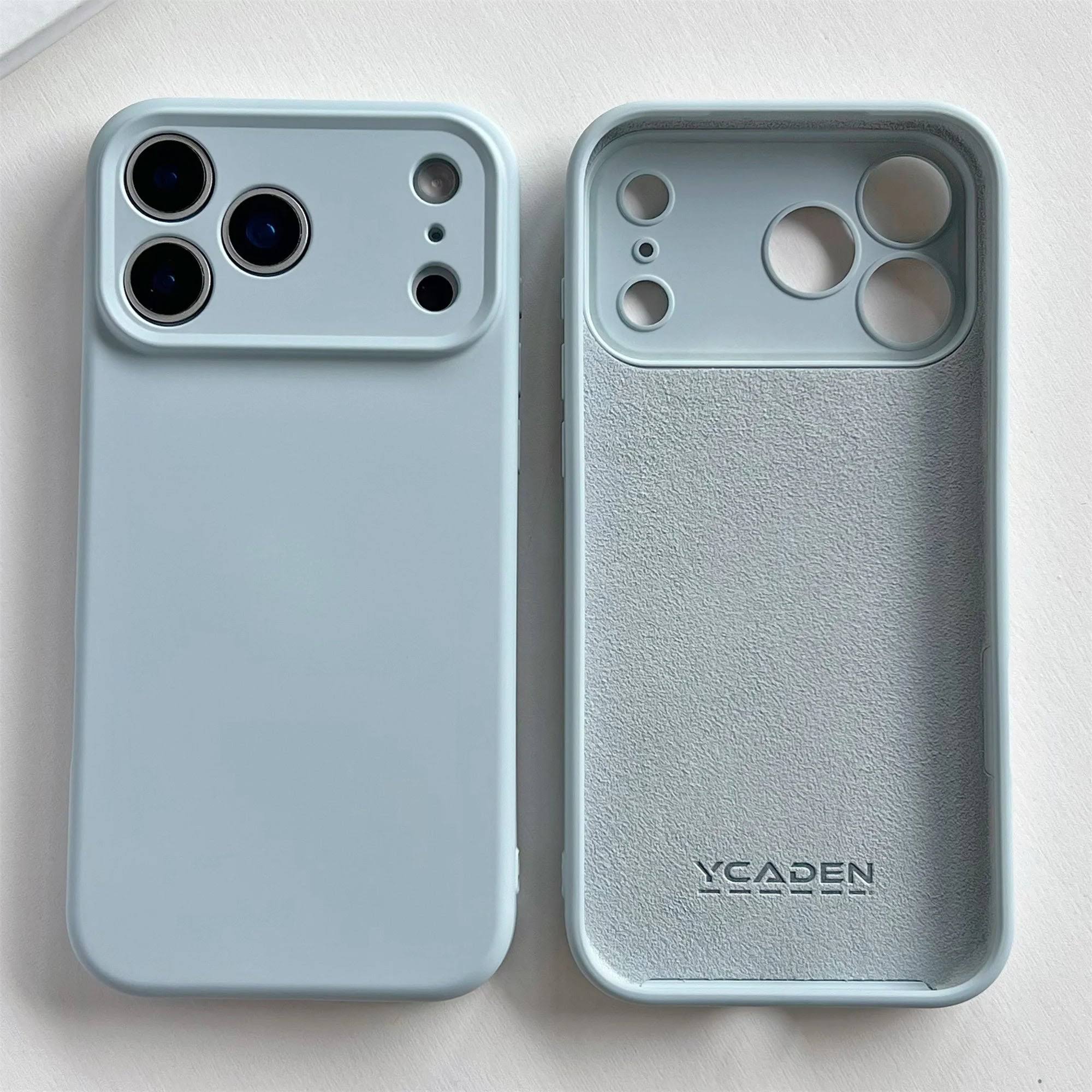 Flat Liquid Premium Soft Silicone iPhone Case