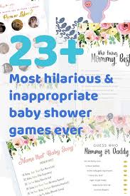 Baby Shower Games 23 Most Hilarious And Inappropriate Baby Shower Games Ever Baby Shower Games Easy Baby Shower Games Shower Games
