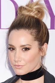 Ashley said it's one of their songs. Ashley Tisdale Straight Medium Brown Bun Ombre Two Tone Hairstyle Steal Her Style