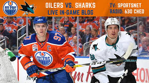 Edmonton oilers live stream, schedule & tickets for nhl hockey games without spoilers of results so you can safely watch online edmonton oilers games tomorrow (tue feb 09)eastern standard timeest. Live Blog Oilers Sharks Game 1 Nhl Com