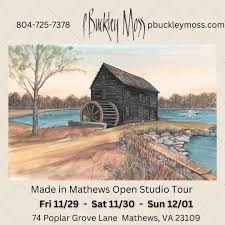 Made in Mathews Open Studio Tour opens today, and you're invited! What  better way is there to experience the beauty and serenity of this coastal  county other than through the eyes of