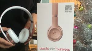 If it doesn't pop up on the main page, don't worry, it will come up when. Beats Solo 3 Wireless Unboxing Special Edition Rose Gold Youtube