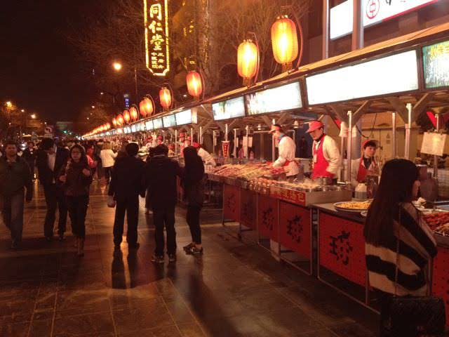 Mga resulta ng larawan para sa Dong Hua Men Night Market Beijing"