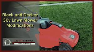 Black And Decker 36v Mower Battery Replacement Black And Decker 36v Lawnmower Modification Youtube