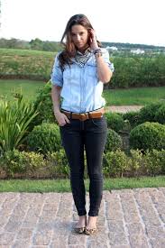 Camisa Social Com Calça Jeans Feminina A Mesma Camisa Sapatilha E 2 Looks Closet Da Mari Looks Look Com Sapatilha Moda