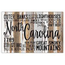 The wood used is rustic and has been. Sweet Bird Co N Carolina Est 1789 Reclaimed Wood Decorative Sign Snnc1812est Bw The Home Depot