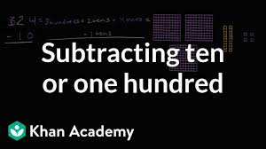 So the difference between 32 and 8 is 24! Subtracting 1 10 Or 100 Video Khan Academy
