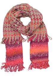 Knitting stiches arm knitting crochet stitches knitting patterns crochet patterns knitting ideas how to purl knit knit or. Space Dye Houndstooth Knit Scarf With Fringe Fraas Us