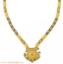 Shop mangalsutra designs for women at kalyan jewellers. 22kt Long Mangalsutra 28 Inch Mangalsutras Gold Jewelry For Sale Black Beaded Jewelry Gold Mangalsutra Designs