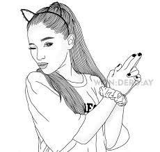 Ausmalbilder Ariana Grande Kostenlos Herunterladen Und Ausdrucken