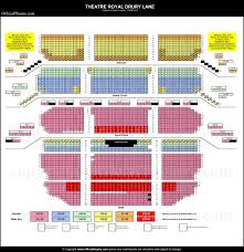 theatre royal drury lane london seat map and prices for