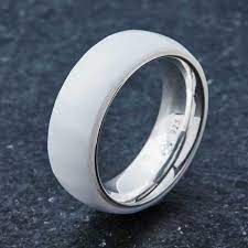 Embr Tungsten Damascus Ceramic With Color Buy Wedding Rings Mens Wedding Rings Wedding Rings Unique