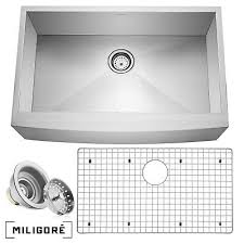 hahn copper single bowl farmhouse sink