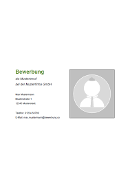 Deckblatt Fur Die Bewerbung Muster Und Vorlagen 2020