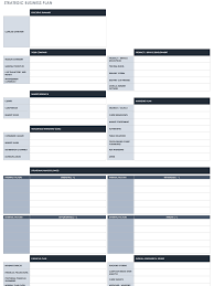 Any company, regardless of it being big or small, generally makes a simple strategic account plan to. Free Strategic Planning Templates Smartsheet