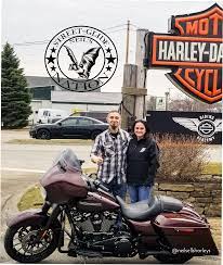 You Did It Deb Awesome Seeing You So Happy On Your Dream Bike Enjoy Your New 18 Twisted Cherry Street Glide Special Street Glide Special Harley Da Harley