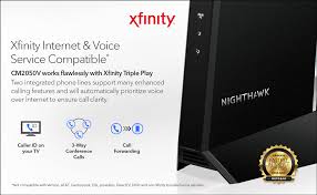 Comcast, spectrum, cox | listed how to choose the best cable modem for you. Amazon Com Netgear Nighthawk Multi Gig Cable Modem With Voice Cm2050v For Xfinity Internet Voice Supports Cable Plans Up To 2 5gbps 2 Phone Lines Docsis 3 1 Computers Accessories