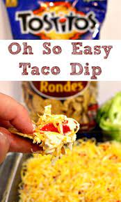 Oh So Easy Cold Taco Dip Recipe Only Six Ingredients Recipe Taco Dip Recipe Easy Taco Dip Recipe Appetizer Recipes