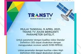 .tv digital di daerah anda: Berikut Daftar Frekuensi Terbaru Trans 7 Dan Trans Tv Di Satelit Telkom 4 Bulan April 2021 Serang News
