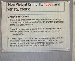 Solved What class of criminals would an average Canadian not ...