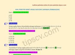 Contoh Soal Psikotes Diatas Merupakan Soal Psikotes Deret Angka Yang Bisa Anda Gunakan Sebagai Wawasan Anda Dalam Mempelajari Beberapa S Gambar Belajar Latihan