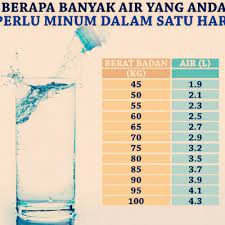 Supaya berat badan kita ideal dan tubuh kita lebih sehat, kita yang terlalu kurus harus menambah berat badan lho. Keperluan Air Mengikut Berat Badan