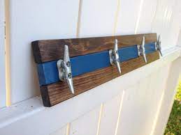 Boat Cleat Coat Rack Nautical Towel Rack Hat Rack Book Bag Etsy Nautical Towel Coat Rack Boat Cleats