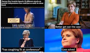 Последние твиты от nicola sturgeon (@nicolasturgeon). Theresa Coughing Fit And Nicola Nicola Sturgeon Saves The Day Calm Doon Am Oan It Know Your Meme