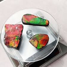 Color Change Magic Ammolite Is A Totally Organic Mineral From The Shell Of An Extinct Sea Creature That Swam W Ammolite Crystals And Gemstones Energy Crystals