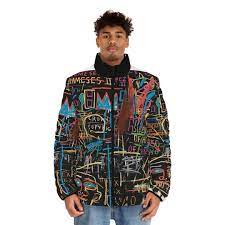 Basquiat Puffer Jacket AOP 