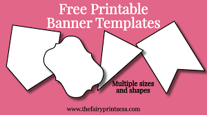 Free printable banner templates blank banners paper. Free Printable Banner Templates Blank Banners For Diy Projects
