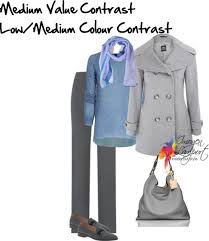 11 Real Life Examples Of Dressing To Your Contrast Contrast Outfit Contrasting Colors Inside Out Style