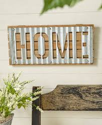 Supplier directory, projects, new products, design ideas, aia/ceu info & more. Home Gentle K Products Corrugated Metal And Wood Wall Decor Decorations Sign Home Kitchen Sculptures