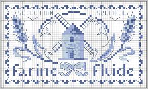 Grilles Gratuites Brodouille Point De Croix Maison Point De Croix Motifs De Couture