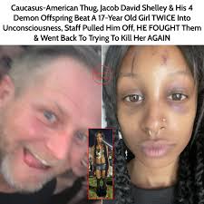 17-year-old Jasmine Newbill, was knocked unconscious TWICE by a grown man  during a concert in Utah.⁣ ⁣ Police in West Valley City arrested Jacob  Shelley, 47 and described as a