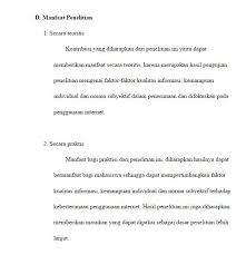 Manfaat penelitian penelitian ini memiliki beberapa manfaat, baik manfaat secara praktis maupun manfaat secara teoritis. Tujuan Dan Manfaat Penelitian Pengertian Contoh Lengkap