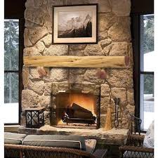 A fireplace mantel can be natural wood or painted. Pearl Mantels Cedar Live Edge 60 In W X 12 In H X 8 5 In D Natural Cedar Wood Natural Fireplace Mantel Lowes Com Farmhouse Fireplace Mantels Pearl Mantel Fireplace
