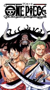 Kaido Luffy Zoro Gambar Manga Animasi Kartun